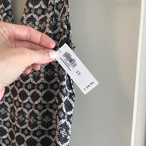 XS, Old Navy, dress, black & white pattern